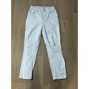 VTG 90s Guess - White - Straight Mom Jeans - Size 27